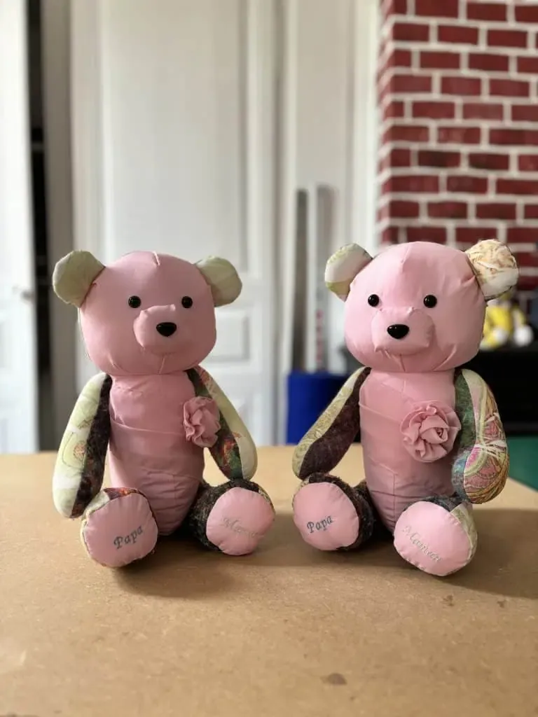 Après (2 callisto avec broderie)