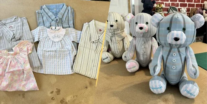 callisto 3 chemises xl et 2 vetements bebe