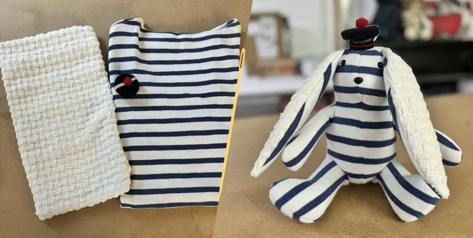 lepus mariniere housse coussin bachi